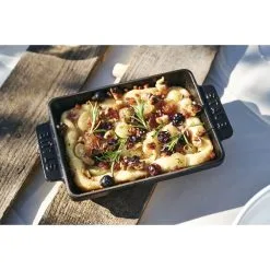 Staub 18 Cm X 11 Cm Rectangular Cast Iron Oven Dish Black -Knives & Scissors Sales Store 000008352