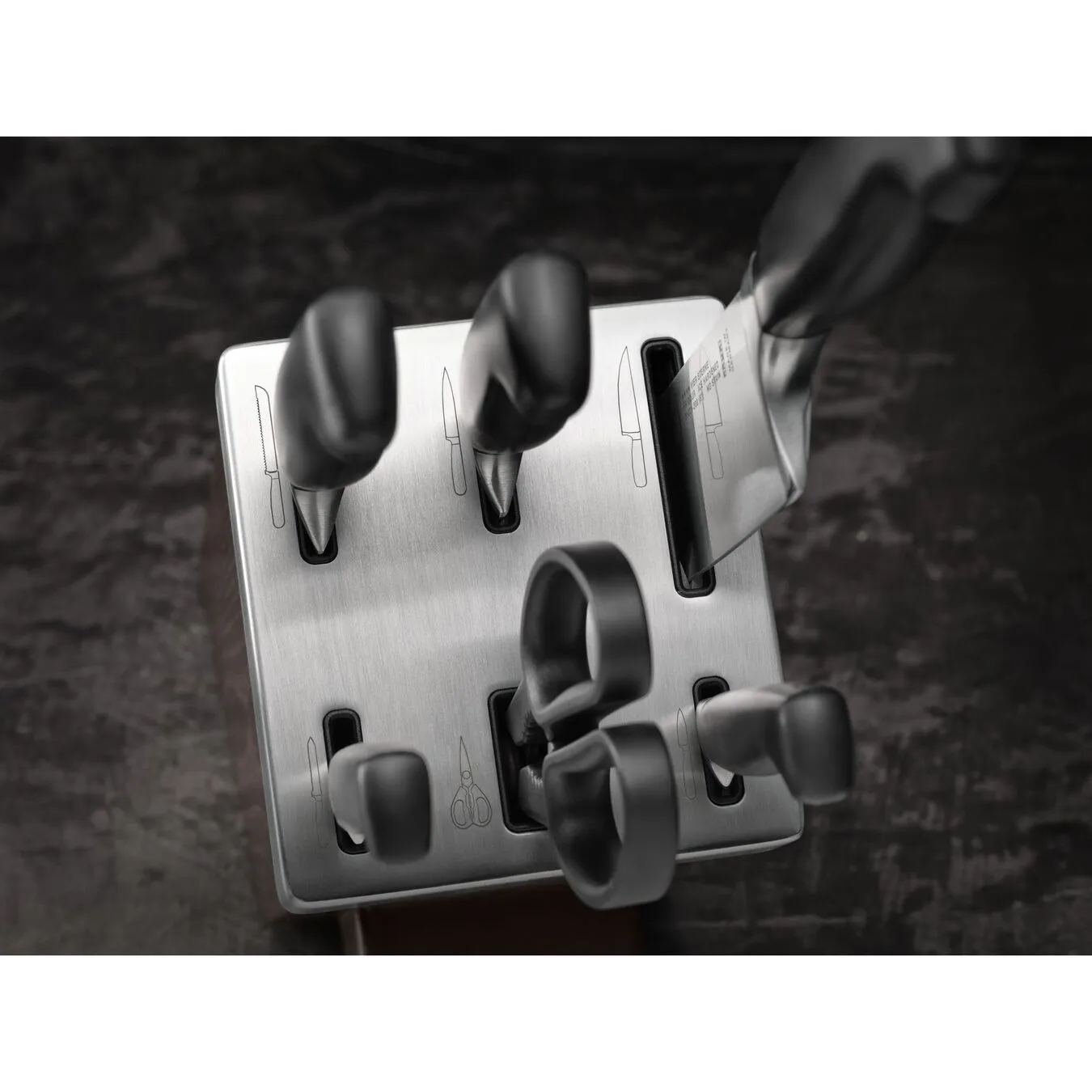 Zwilling 7-pcs Black Ash Knife Block Set With KiS Technology 6 Zwilling 7-pcs Black Ash Knife Block Set With KiS Technology - Image 6