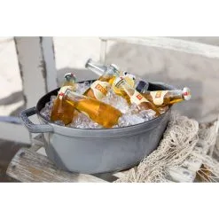 Staub 31 Cm Oval Cast Iron Cocotte Graphite-grey -Knives & Scissors Sales Store 000010999