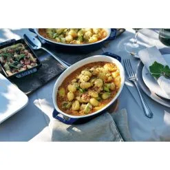 Staub 23 Cm Oval Ceramic Oven Dish Dark-blue -Knives & Scissors Sales Store 000011067