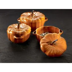 Staub 12 Cm Pumpkin Ceramic Cocotte Cinnamon -Knives & Scissors Sales Store 000016939
