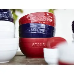 Staub 14 Cm Round Ceramic Bowl Dark-blue -Knives & Scissors Sales Store 000017132 1