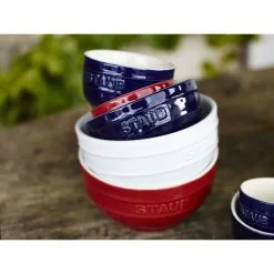 Staub 12 Cm Round Ceramic Bowl Dark-blue -Knives & Scissors Sales Store 000017133