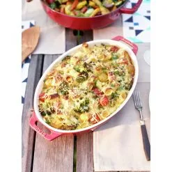 Staub 30 Cm Oval Ceramic Oven Dish Cherry -Knives & Scissors Sales Store 000017201