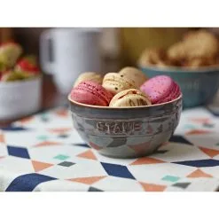 Staub 12 Cm Round Ceramic Bowl Ancient-grey -Knives & Scissors Sales Store 000017349 1