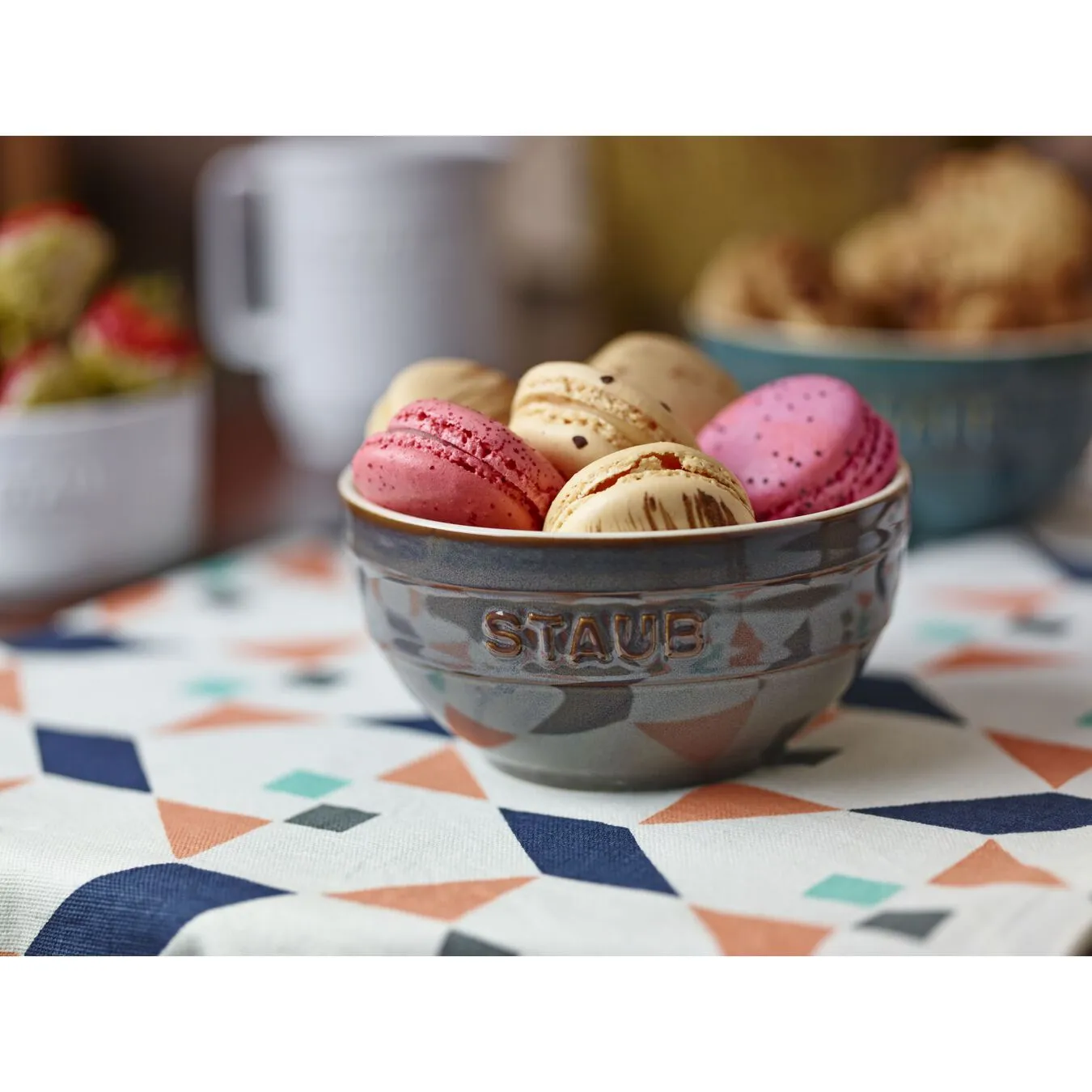 Staub 4-pcs Ceramic Bowl Set Ancient-grey 4 Staub 4-pcs Ceramic Bowl Set Ancient-grey - Image 4