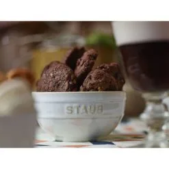 Staub 12 Cm Round Ceramic Bowl Ivory-white -Knives & Scissors Sales Store 000017366