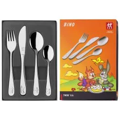 Zwilling 4-pcs Polished Children's Cutlery Set -Knives & Scissors Sales Store 07009 210 0 3