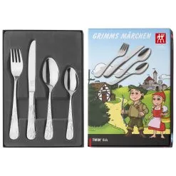 Zwilling 4-pcs Polished Children's Cutlery Set -Knives & Scissors Sales Store 07010 210 0 2