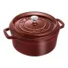 Staub 24 Cm Round Cast Iron Cocotte Grenadine-red
