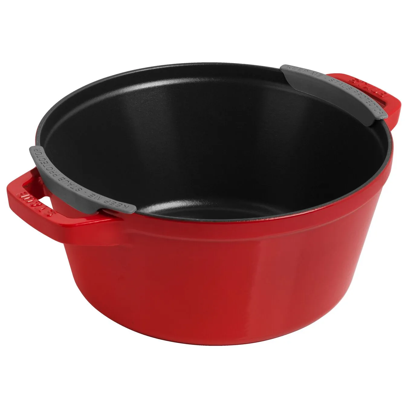 Staub 2-pcs Cast Iron Pot Set Cherry 4 Staub 2-pcs Cast Iron Pot Set Cherry - Image 4
