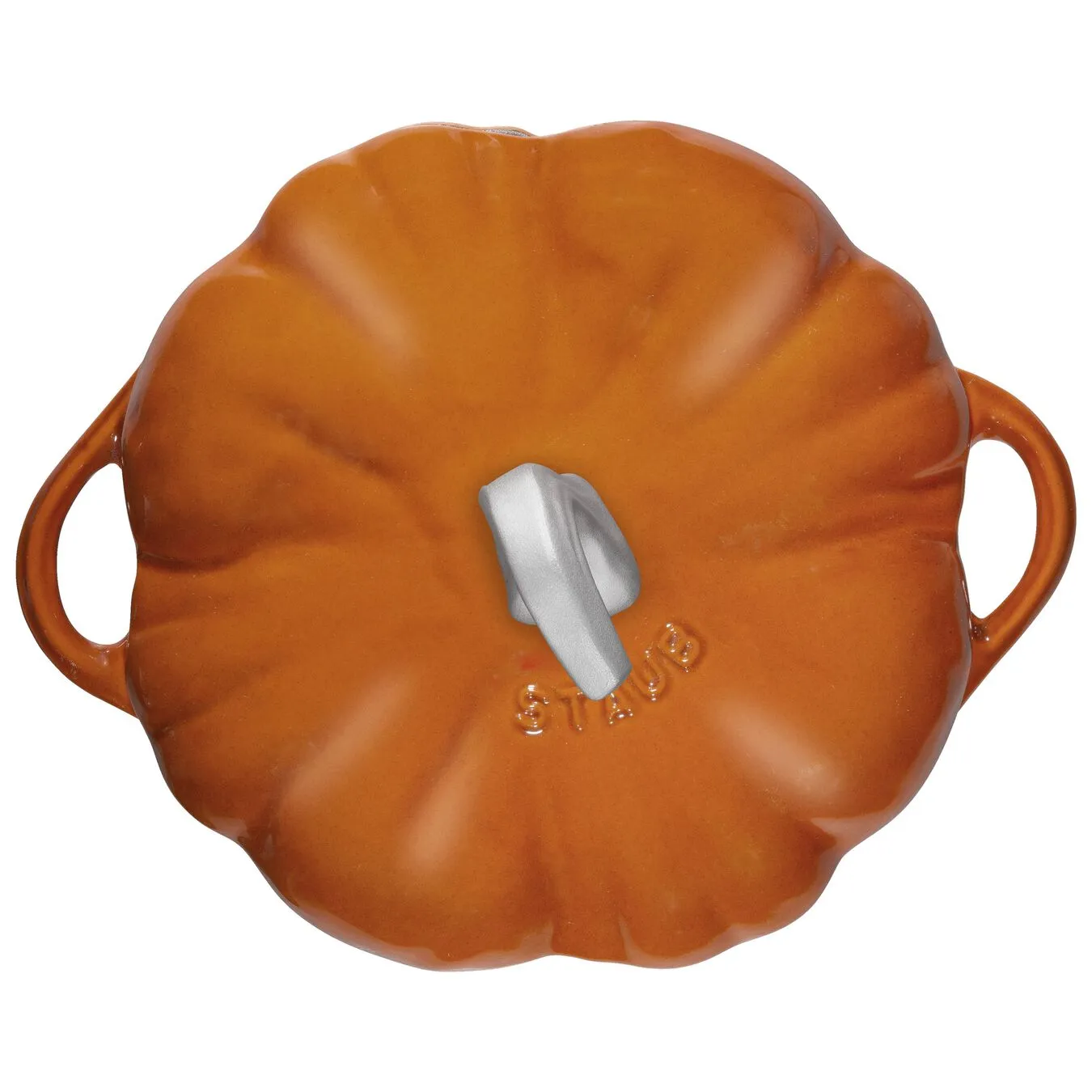 Staub 24 Cm Pumpkin Cast Iron Cocotte Cinnamon 2 Staub 24 Cm Pumpkin Cast Iron Cocotte Cinnamon - Image 2