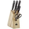 Ballarini 7-pcs Natural Rubberwood Knife Block Set