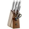 Ballarini 7-pcs Natural Rubberwood Knife Block Set