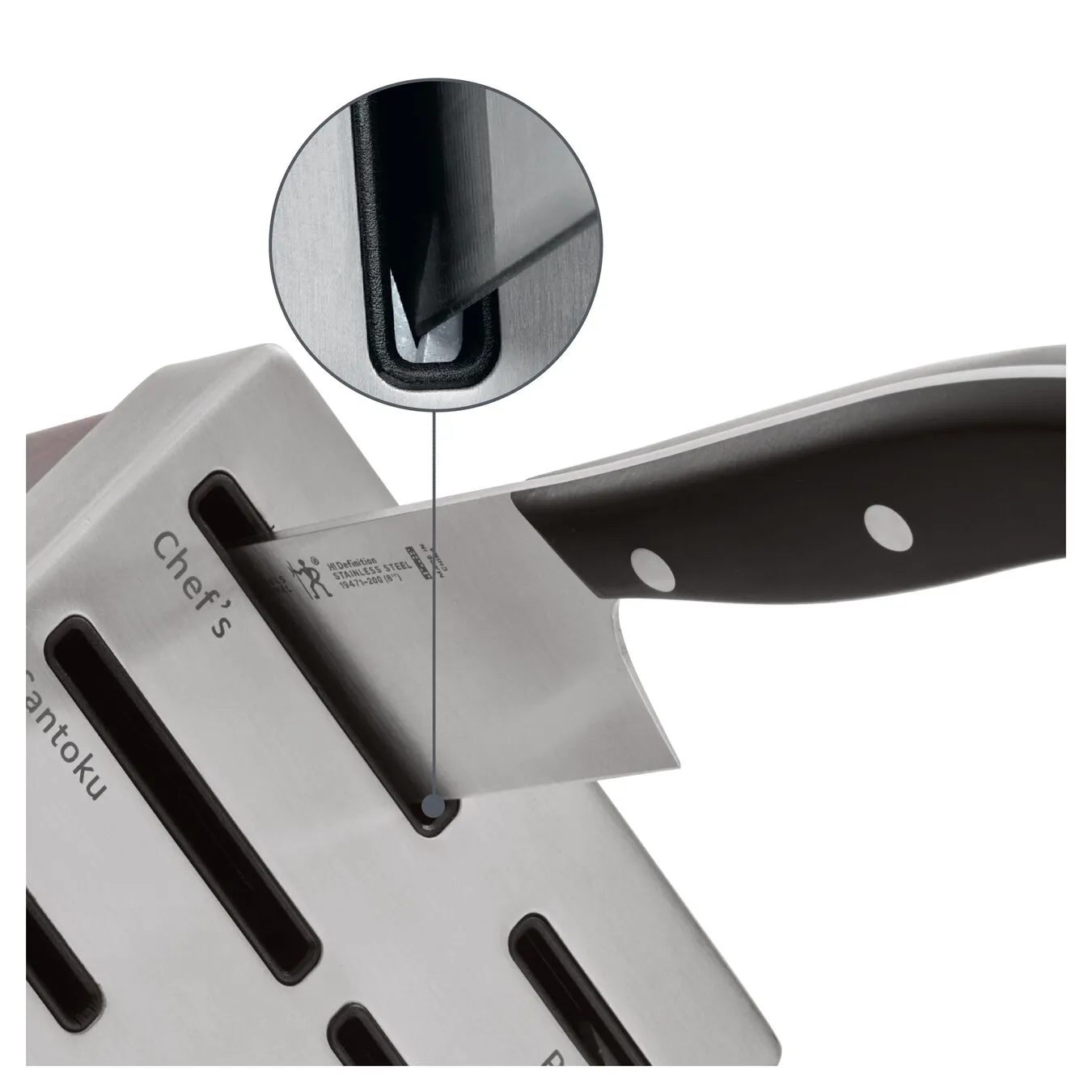 Henckels 7-pcs Brown Ash Knife Block Set 2 Henckels 7-pcs Brown Ash Knife Block Set - Image 2