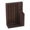 Zwilling 7 Slot Brown Knife Block Empty