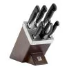 Zwilling 7-pcs Brown Ash Knife Block Set With KiS Technology