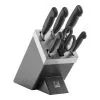 Zwilling 7-pcs Anthracite Ash Knife Block Set With KiS Technology