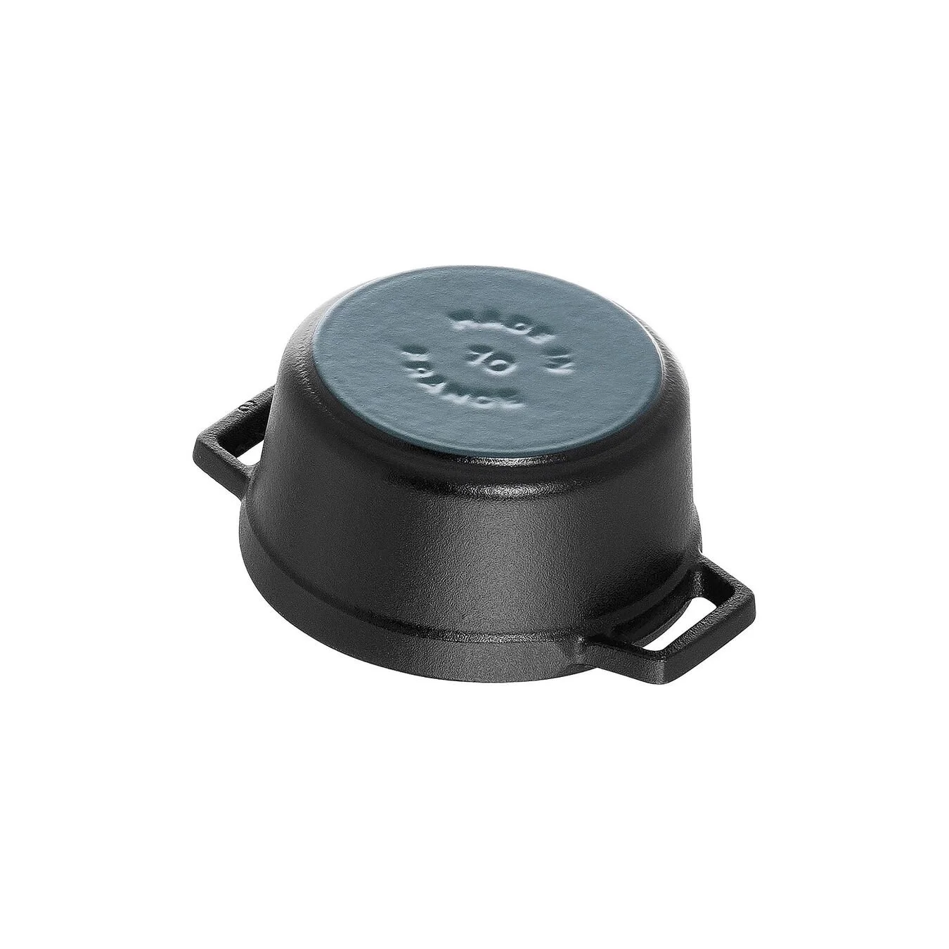 Staub 10 Cm Round Cast Iron Mini Cocotte Black 5 Staub 10 Cm Round Cast Iron Mini Cocotte Black - Image 5