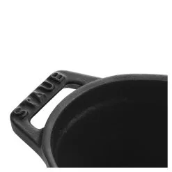 Staub 11 Cm Oval Cast Iron Mini Cocotte Black -Knives & Scissors Sales Store 40500 111 0 4