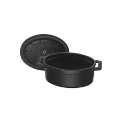 Staub 11 Cm Oval Cast Iron Mini Cocotte Black -Knives & Scissors Sales Store 40500 111 0 6
