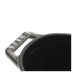 Staub 11 Cm Oval Cast Iron Mini Cocotte Graphite-grey -Knives & Scissors Sales Store 40500 116 0 3