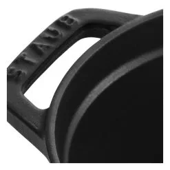 Staub 17 Cm Oval Cast Iron Cocotte Black -Knives & Scissors Sales Store 40500 171 0 7