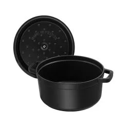 Staub 26 Cm Round Cast Iron Cocotte Black 6 Staub 26 Cm Round Cast Iron Cocotte Black -Knives & Scissors Sales Store 40500 241 0 6 5
