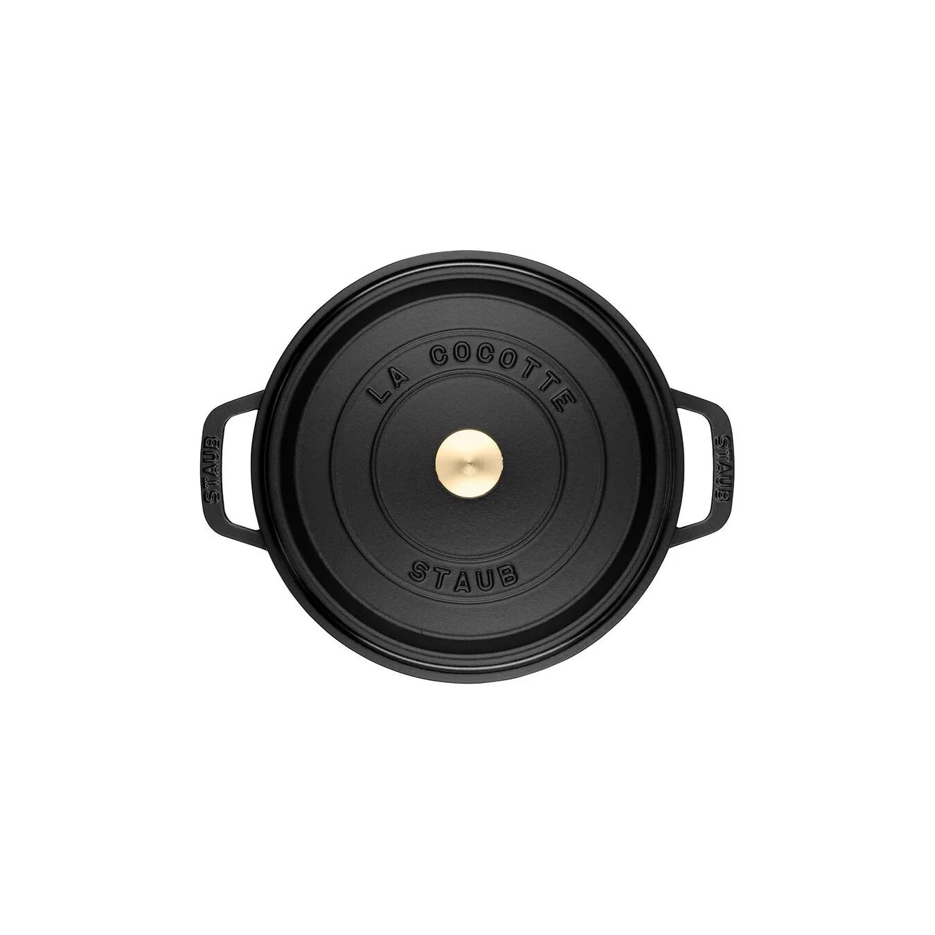 Staub 20 Cm Round Cast Iron Cocotte Black 3 Staub 20 Cm Round Cast Iron Cocotte Black - Image 3