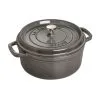 Staub 18 Cm Round Cast Iron Cocotte Graphite-grey