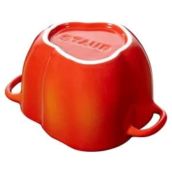 Staub 11 Cm Pepper Ceramic Cocotte Orange-red 11 Staub 11 Cm Pepper Ceramic Cocotte Orange-red -Knives & Scissors Sales Store 40500 325 0 6