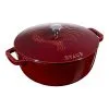 Staub 24 Cm Round Cast Iron French Oven Grenadine-red