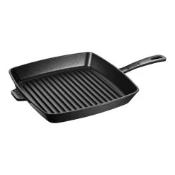 Staub 30 X 30 Cm Square Cast Iron American Grill Black