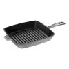 Staub 26 X 26 Cm Square Cast Iron American Grill Graphite-grey