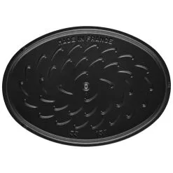 Staub 33 Cm Oval Cast Iron Oven Dish With Lid La-mer -Knives & Scissors Sales Store 40501 125 0 2