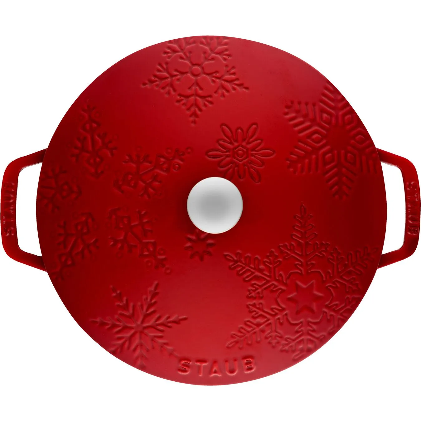 Staub 24 Cm Round Cast Iron French Oven Cherry 3 Staub 24 Cm Round Cast Iron French Oven Cherry - Image 3