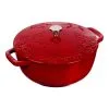 Staub 24 Cm Round Cast Iron French Oven Cherry