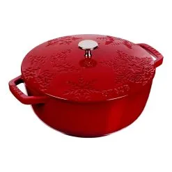 Staub 24 Cm Round Cast Iron French Oven Cherry