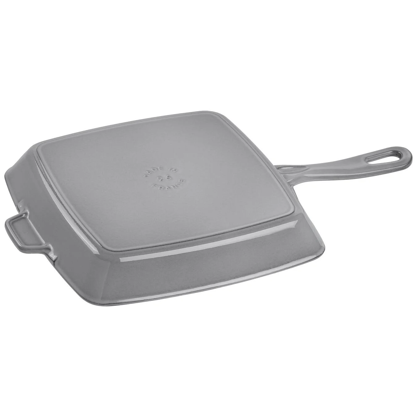 Staub 26 X 26 Cm Square Cast Iron American Grill Graphite-grey 2 Staub 26 X 26 Cm Square Cast Iron American Grill Graphite-grey - Image 2