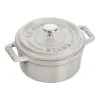 Staub 10 Cm Round Cast Iron Mini Cocotte White Truffle