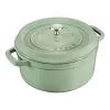 Staub 26 Cm Round Cast Iron Cocotte Sage