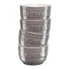 Staub 4-pcs Ceramic Ramekin Set Ancient-grey
