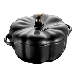 Staub 12 Cm Pumpkin Ceramic Cocotte Black