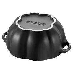 Staub 12 Cm Pumpkin Ceramic Cocotte Black -Knives & Scissors Sales Store 40508 548 0 3