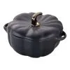 Staub 15 Cm Pumpkin Ceramic Cocotte Black