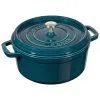 Staub 24 Cm Round Cast Iron Cocotte La-mer