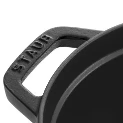 Staub 31 Cm Oval Cast Iron Cocotte Black -Knives & Scissors Sales Store 40509 315 0 6 5