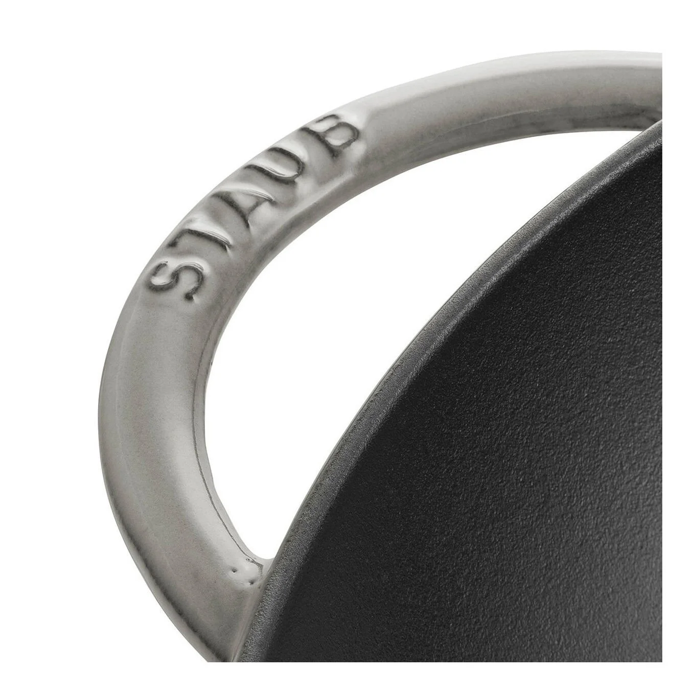 Staub 37 Cm Cast Iron Wok With Glass Lid Graphite-grey 3 Staub 37 Cm Cast Iron Wok With Glass Lid Graphite-grey - Image 3