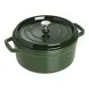 Staub 26 Cm Round Cast Iron Cocotte Basil-green
