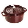 Staub 26 Cm Round Cast Iron Cocotte Grenadine-red